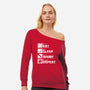 Rinse and Repeat-womens off shoulder sweatshirt-CoD Designs