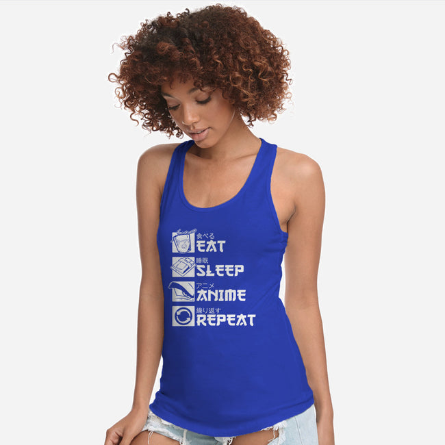 Rinse and Repeat-womens racerback tank-CoD Designs