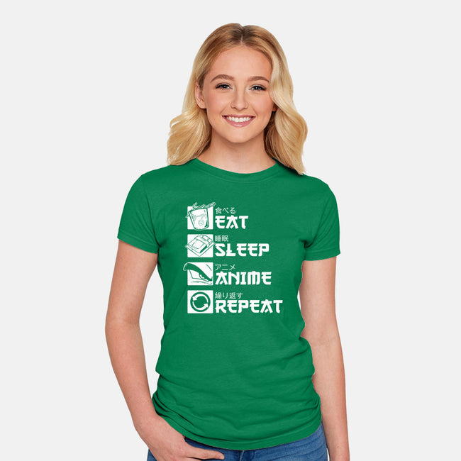 Rinse and Repeat-womens fitted tee-CoD Designs