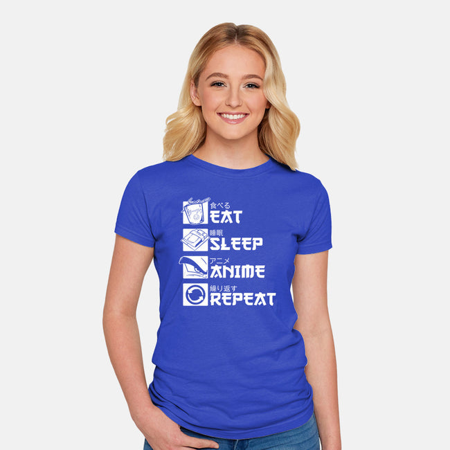 Rinse and Repeat-womens fitted tee-CoD Designs