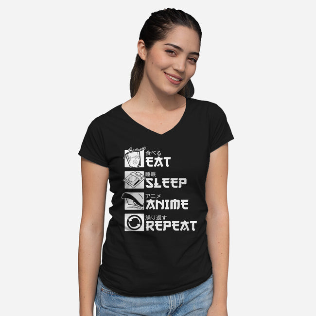 Rinse and Repeat-womens v-neck tee-CoD Designs