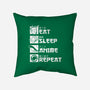 Rinse and Repeat-none removable cover w insert throw pillow-CoD Designs
