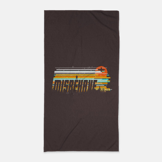 Misbehave-none beach towel-kharmazero