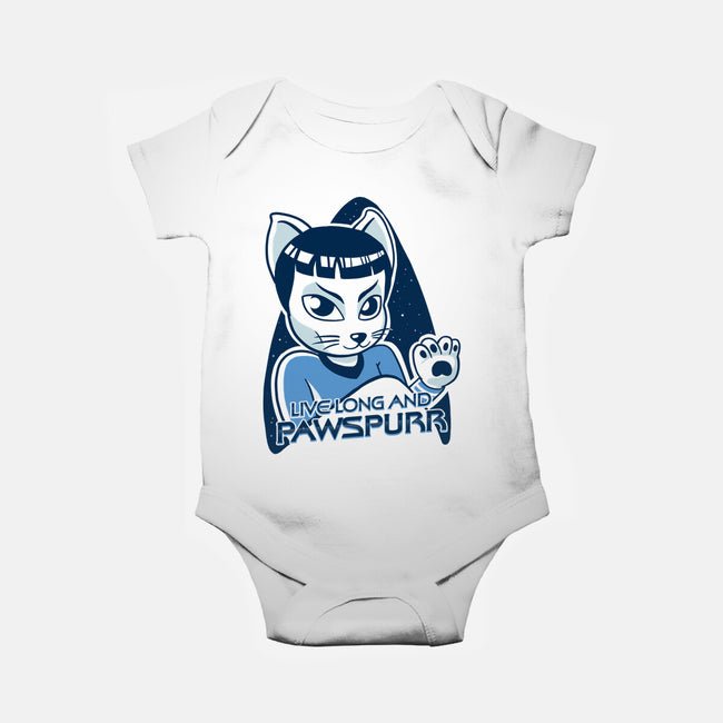 Live Long and Pawspurr-baby basic onesie-estudiofitas