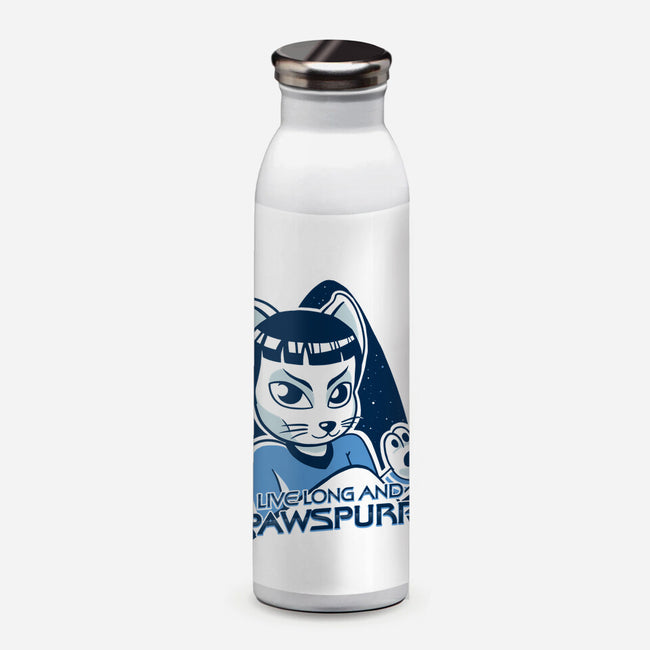 Live Long and Pawspurr-none water bottle drinkware-estudiofitas