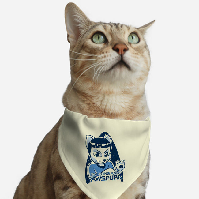 Live Long and Pawspurr-cat adjustable pet collar-estudiofitas