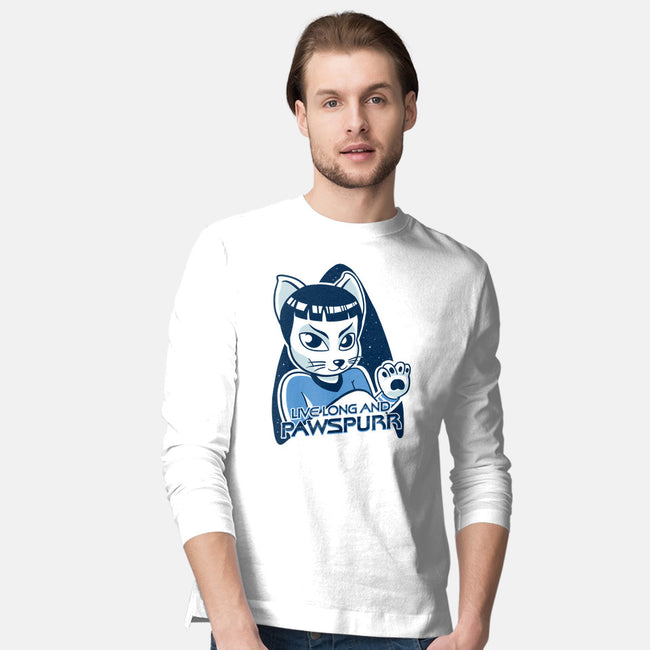 Live Long and Pawspurr-mens long sleeved tee-estudiofitas
