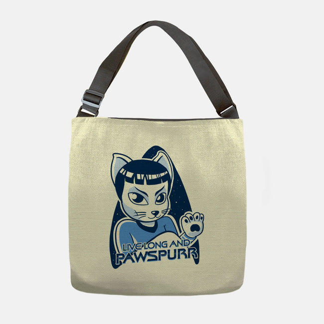 Live Long and Pawspurr-none adjustable tote-estudiofitas