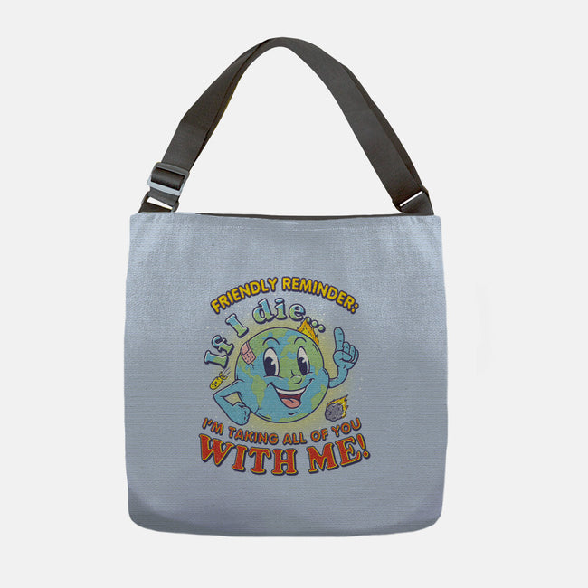 Friendly Reminder-none adjustable tote-Firebrander