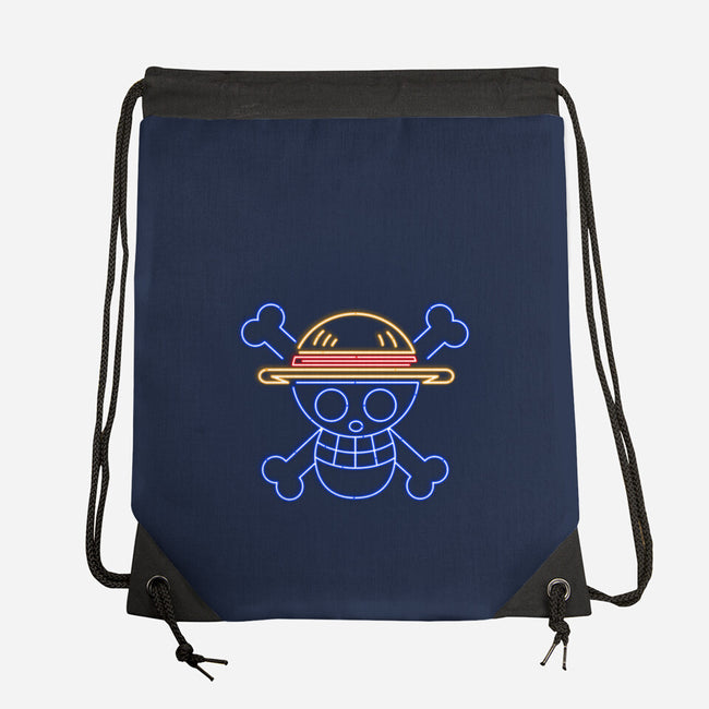 Neon Hat-none drawstring bag-CoD Designs