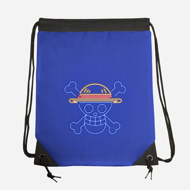 Neon Hat-none drawstring bag-CoD Designs