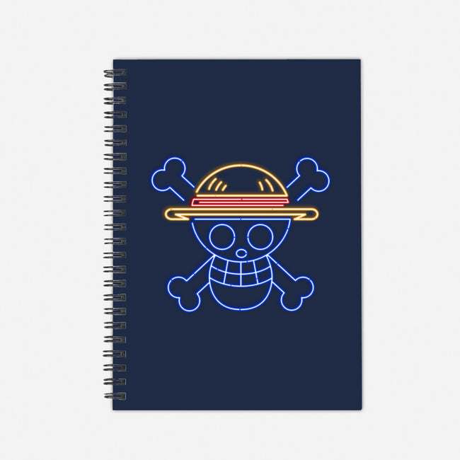Neon Hat-none dot grid notebook-CoD Designs