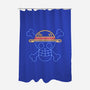 Neon Hat-none polyester shower curtain-CoD Designs