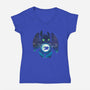 Adorable Dragon-womens v-neck tee-dandingeroz