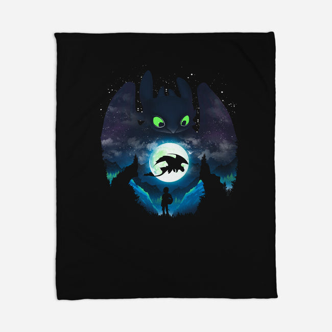 Adorable Dragon-none fleece blanket-dandingeroz