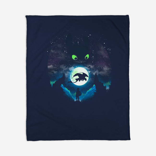 Adorable Dragon-none fleece blanket-dandingeroz