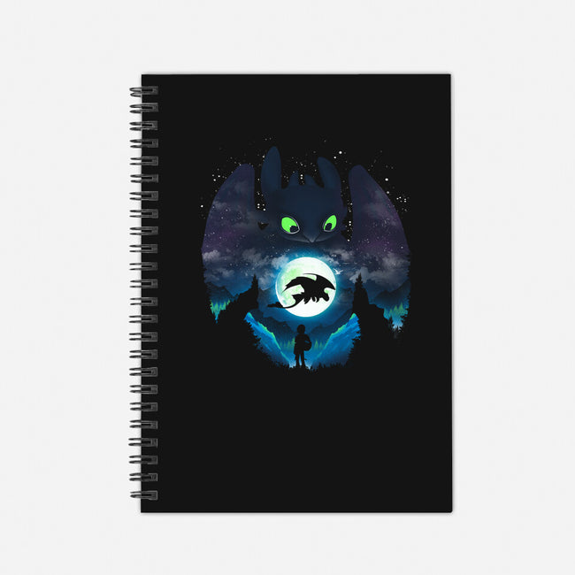 Adorable Dragon-none dot grid notebook-dandingeroz