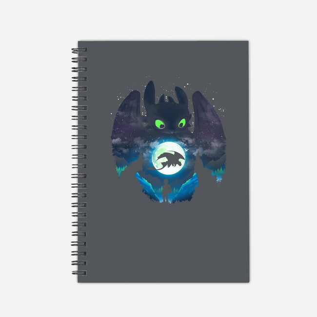 Adorable Dragon-none dot grid notebook-dandingeroz