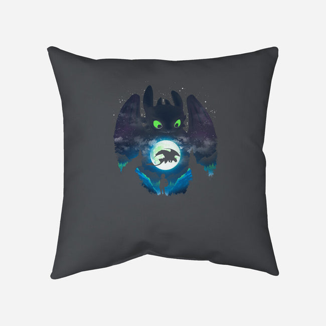 Adorable Dragon-none removable cover throw pillow-dandingeroz