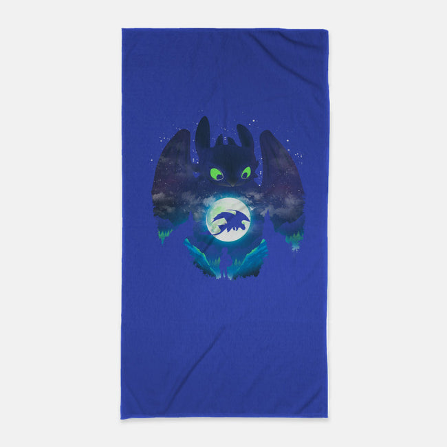 Adorable Dragon-none beach towel-dandingeroz