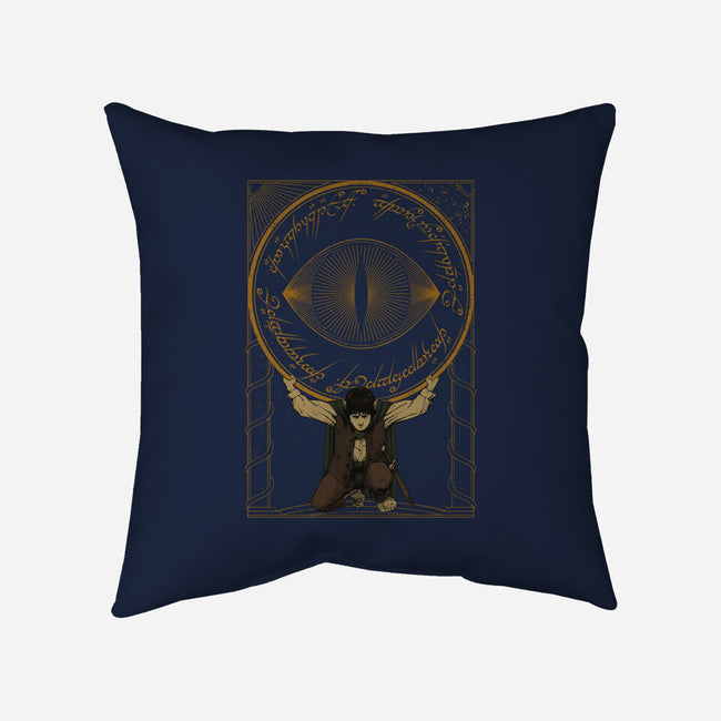 Burden-none removable cover throw pillow-Hafaell