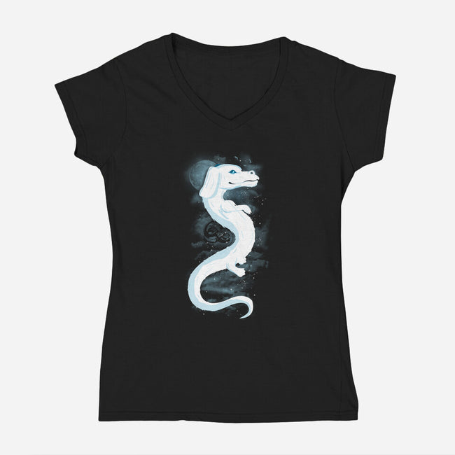 Good Luck Will Find You-womens v-neck tee-piercek26