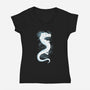 Good Luck Will Find You-womens v-neck tee-piercek26