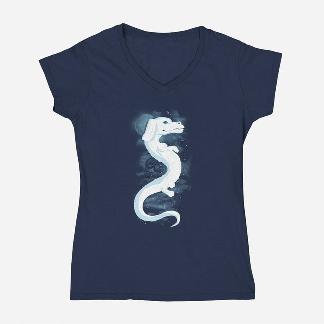 Good Luck Will Find You-womens v-neck tee-piercek26