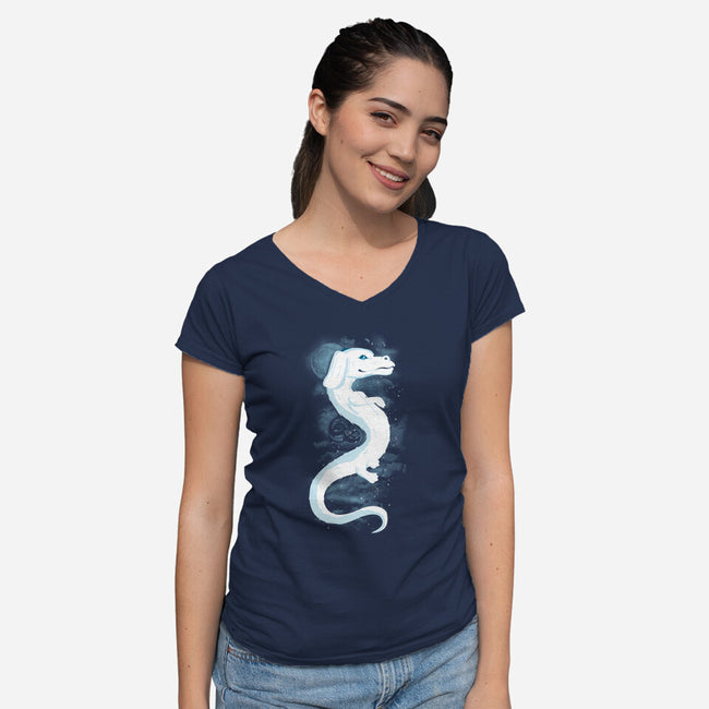 Good Luck Will Find You-womens v-neck tee-piercek26