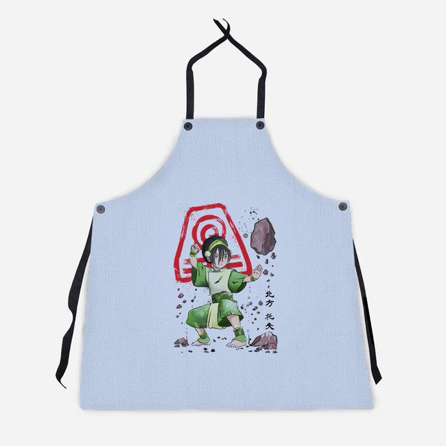 The Power of the Earth Kingdom-unisex kitchen apron-DrMonekers