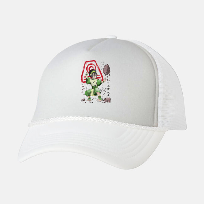 The Power of the Earth Kingdom-unisex trucker hat-DrMonekers