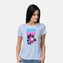 Super Fall Creatures-womens basic tee-Diegobadutees