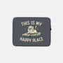My Happy Place-none zippered laptop sleeve-koalastudio
