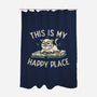 My Happy Place-none polyester shower curtain-koalastudio