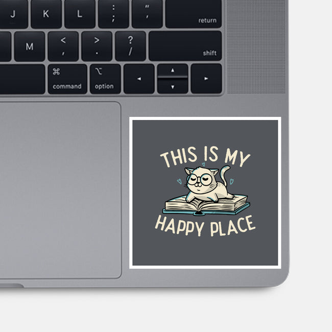 My Happy Place-none glossy sticker-koalastudio