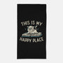 My Happy Place-none beach towel-koalastudio