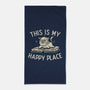 My Happy Place-none beach towel-koalastudio