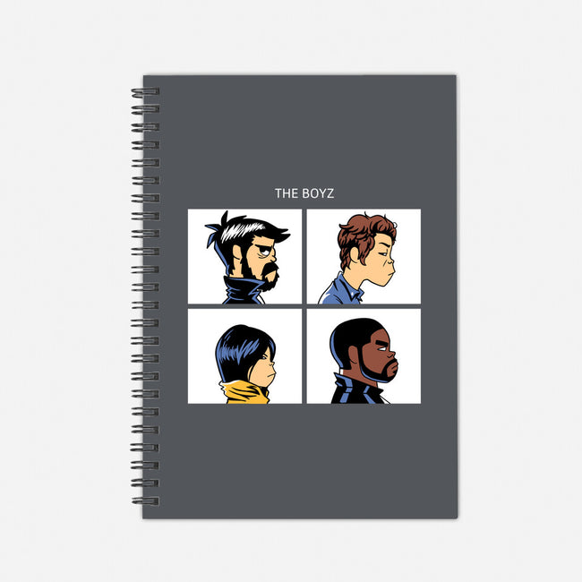 The Boyz-none dot grid notebook-estudiofitas