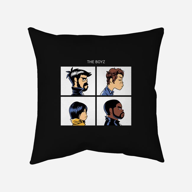 The Boyz-none removable cover w insert throw pillow-estudiofitas