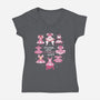 Choose Your Magical Outfit-womens v-neck tee-Domii