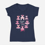 Choose Your Magical Outfit-womens v-neck tee-Domii