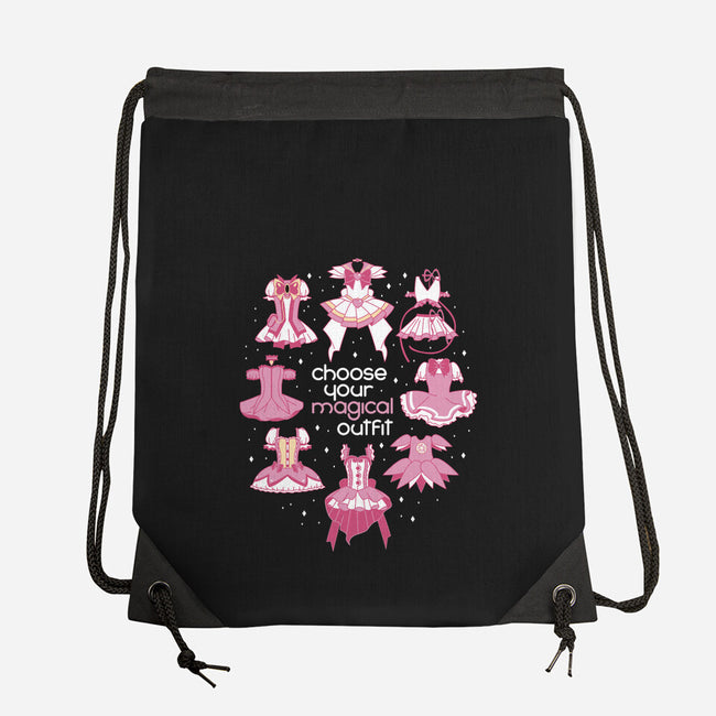 Choose Your Magical Outfit-none drawstring bag-Domii