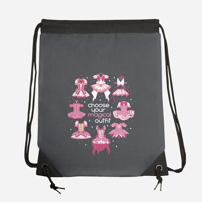Choose Your Magical Outfit-none drawstring bag-Domii