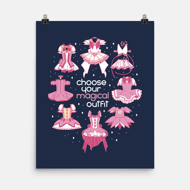 Choose Your Magical Outfit-none matte poster-Domii