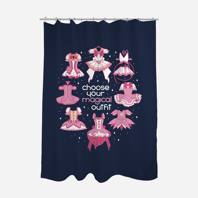 Choose Your Magical Outfit-none polyester shower curtain-Domii