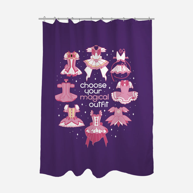 Choose Your Magical Outfit-none polyester shower curtain-Domii