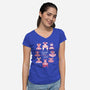 Choose Your Magical Outfit-womens v-neck tee-Domii
