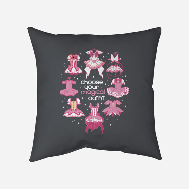 Choose Your Magical Outfit-none removable cover w insert throw pillow-Domii