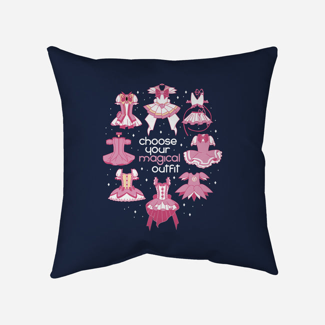 Choose Your Magical Outfit-none removable cover w insert throw pillow-Domii