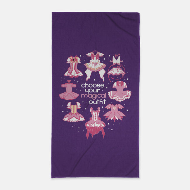 Choose Your Magical Outfit-none beach towel-Domii